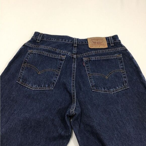 Levi’s 550 Vintage Mom Jeans Dark Wash High Waist Size 14 Miss S - Picture 13 of 13